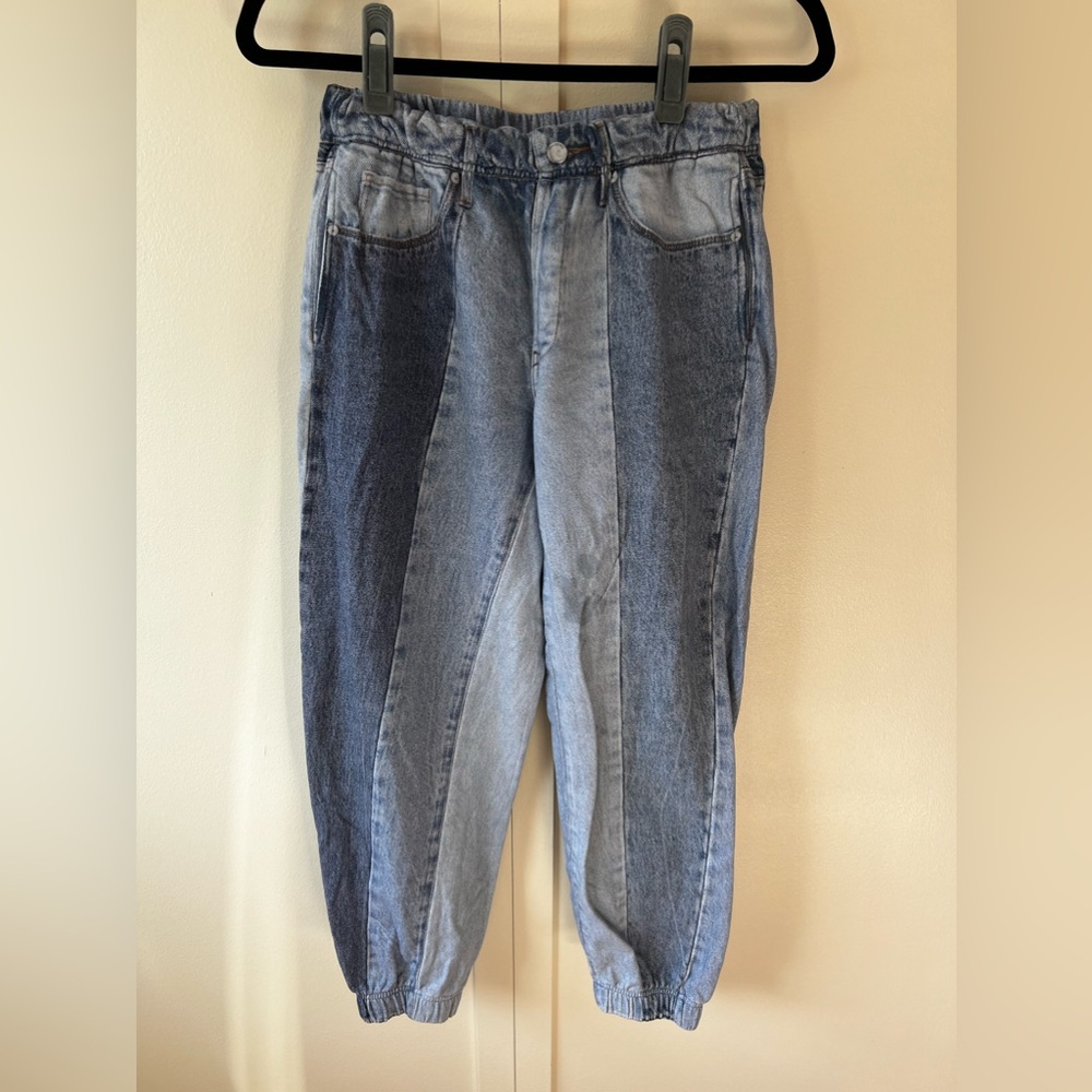 BlankNYC Women’s Printed Denim Joggers Size‎ Small